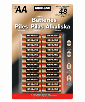 Kirkland AA Alkaline Batteries 48-Pack