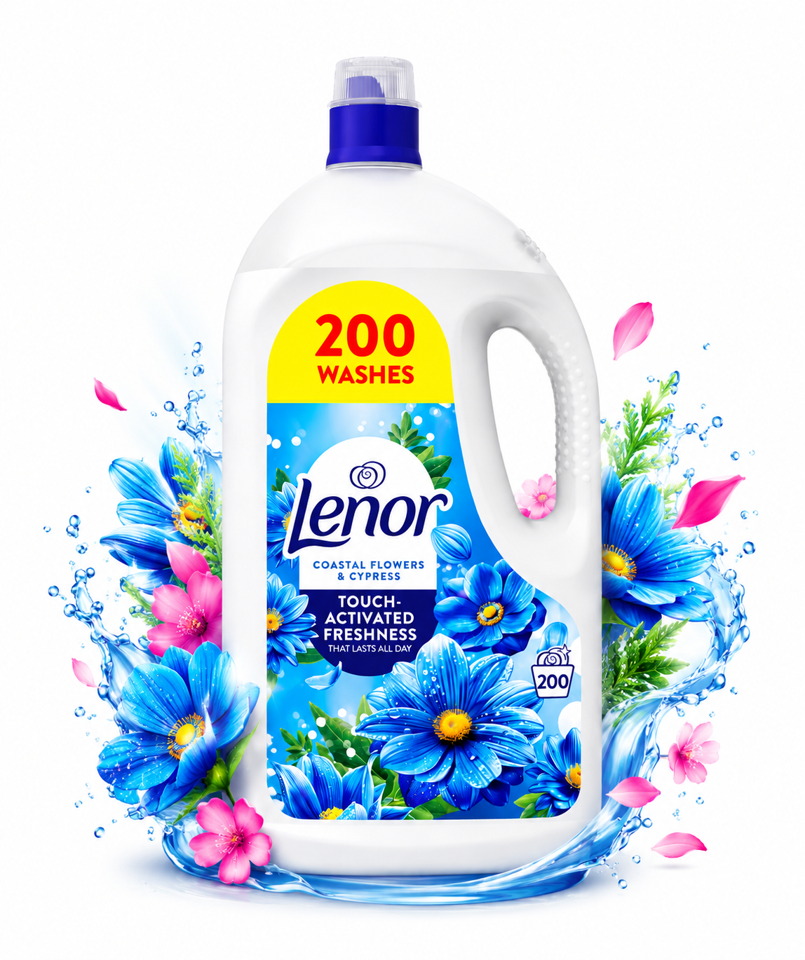 Lenor Coastal Flowers & Cypress Conditioner | 4L - Image 2