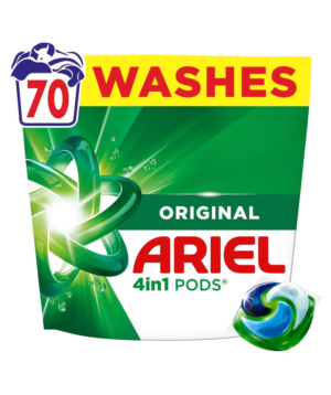 Ariel 4in1 PODS Original Laundry Detergent Capsules – 70 Washes