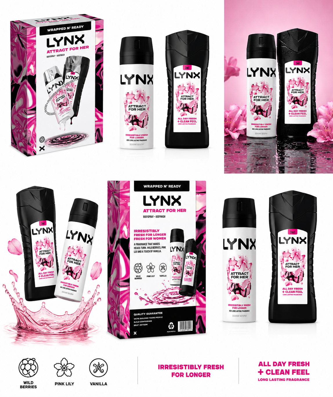 Lynx Duo Attract For Her Gift Set - Image 2