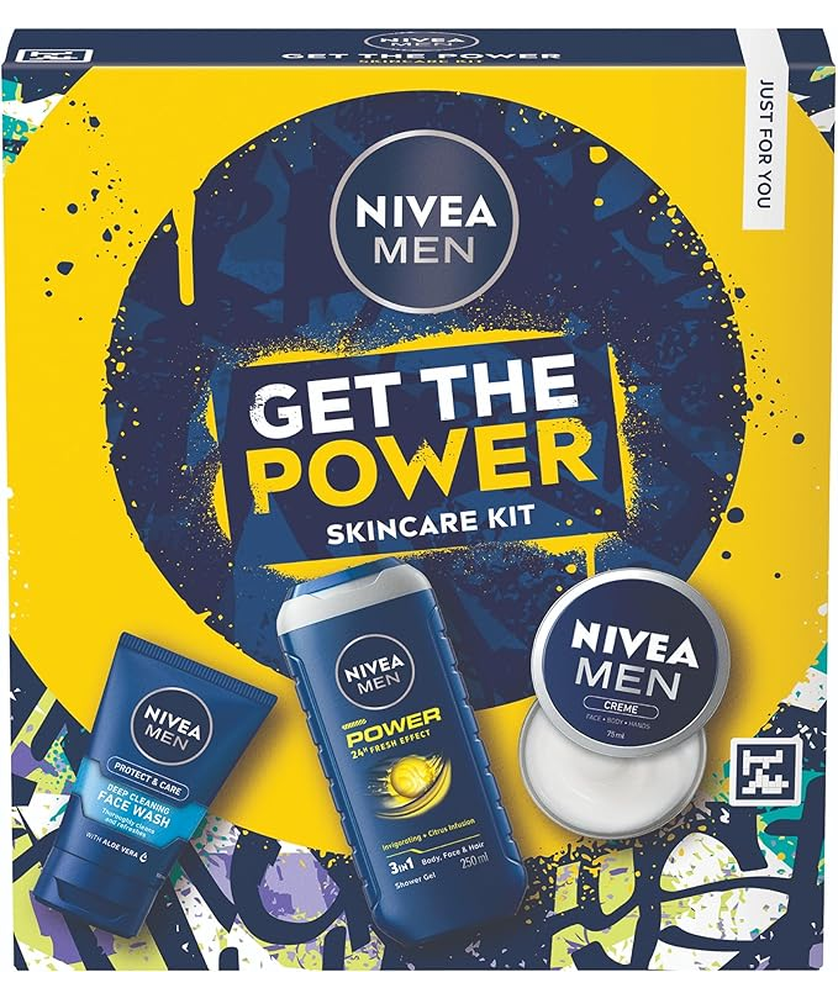 NIVEA MEN Power Skincare Gift Set Trio