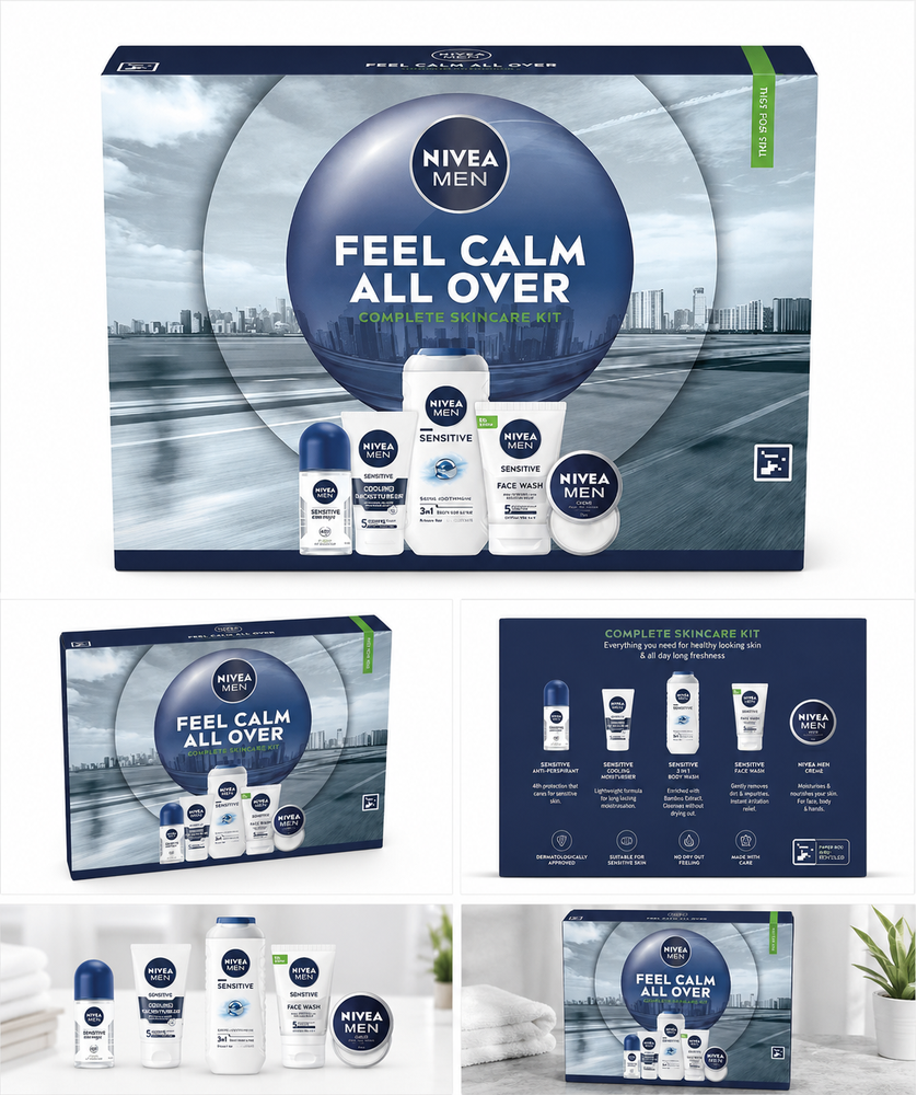 NIVEA Men Feel Calm All Over Kit - Image 2